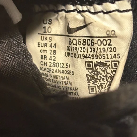 Nike Blazer '77 Vintage Mid Black Sail Men’s Size 10 - Picture 9 of 9